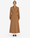 Adele Longline Tailored Coat - Beige