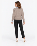 Alessa Round-Neck Jumper - Beige