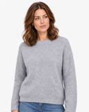 Alessa Round-Neck Jumper - Grey