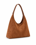 Brown Ellie tote bag with a square silhouette