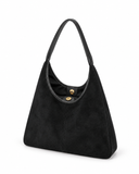 Black Ellie tote bag with a square silhouette