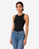Kaia Sculpting Sleeveless Bodysuit - Black