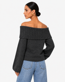 Leonie Relaxed Crew-Neck Knit Jumper - Grey