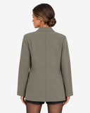 Margaux Double-Breasted Oversized Blazer - Camel