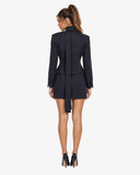 Marielle Striped Blazer & A-Line Skirt Co-ord