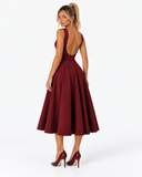 Sabine Sleeveless Vintage Maxi Dress