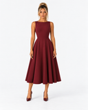 Sabine Sleeveless Vintage Maxi Dress