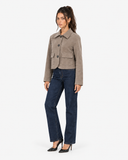 Sylvie Relaxed Pocket Jacket - Beige