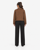 Sylvie Relaxed Pocket Jacket - Brown