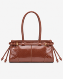 Mireva shoulder bag in Brown – angled product view