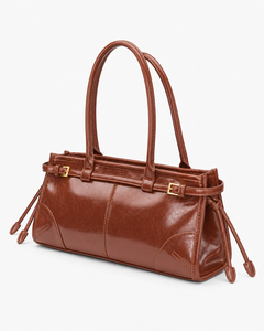 Mireva shoulder bag in Brown – front product view