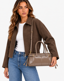 Mireva shoulder bag in Gray – close-up product view