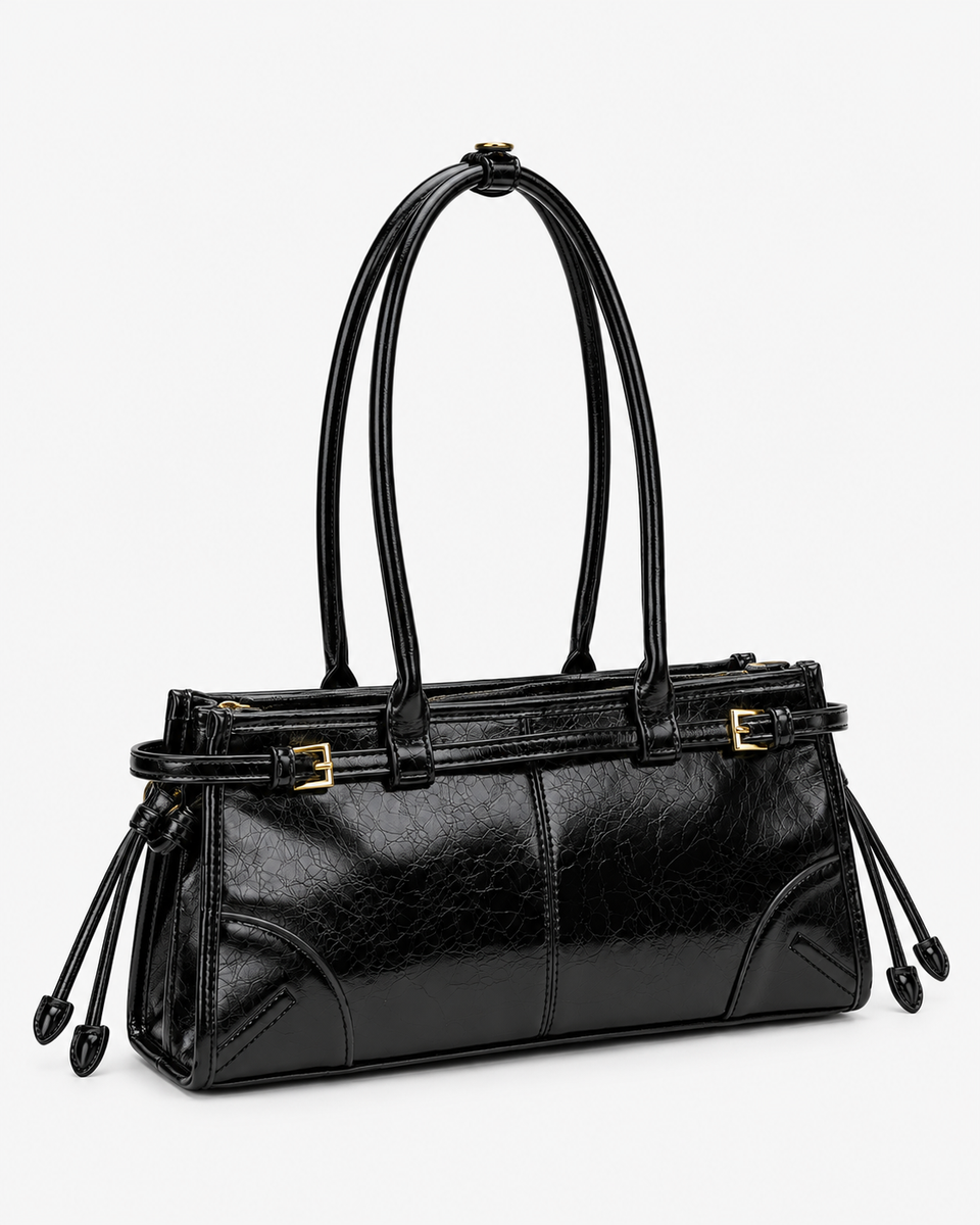 Mireva shoulder bag in Black – front product view