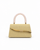 Lumi Structured Bag – Gold, product view 1