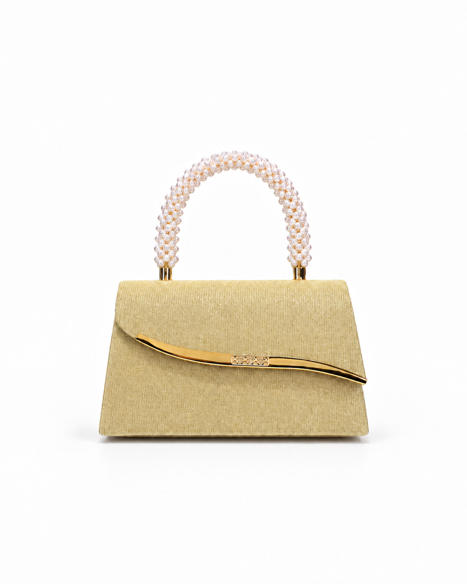 Lumi Structured Bag – Gold, product view 1