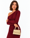 Lumi Structured Bag – Gold, product view 3