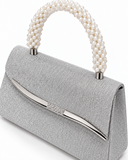Lumi Structured Bag – Silver, product view 4
