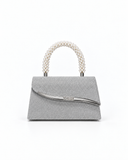Lumi Structured Bag – Silver, product view 1