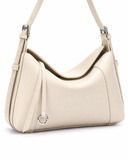 Mara Faux Leather Bag in Ivory – closer body detail