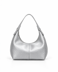 Mimi Dumpling Bag – Silver, product view 1