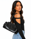 Romy Shoulder Bag – Black, product view 3