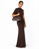 Romy Shoulder Bag – Coffee Brown, product view 3