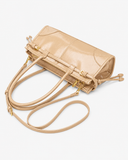 Mireva shoulder bag in Apricot – close-up product view