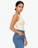 Kaia Sculpting Sleeveless Bodysuit - Nude